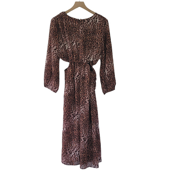 NEW Anthropologie Ranna Gill Floral Cut-Out Midi Dress - M - Picture 5 of 8